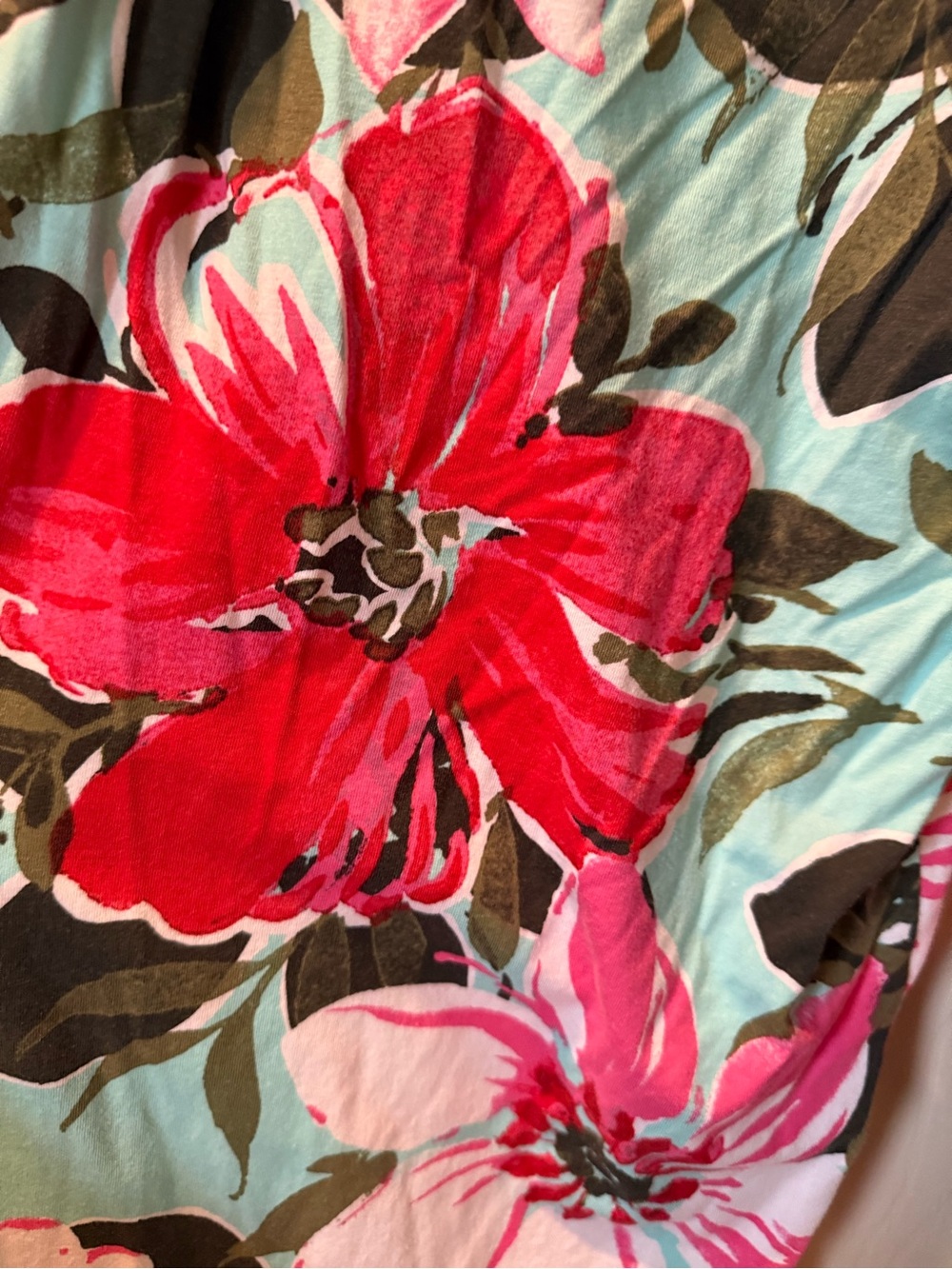 # D&Co BEACH XLP Floral Knit Beach Pants - Picture 4 of 5